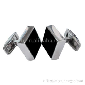 2012 semi-precious titanium cufflink,titanium cufflink with semi-precious stone